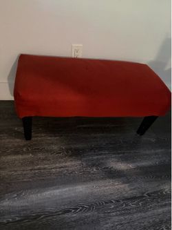 Red sitting couch