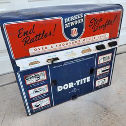 Durkee Atwood Dor-Tite Hardware Parts Store Garage Display Mancave