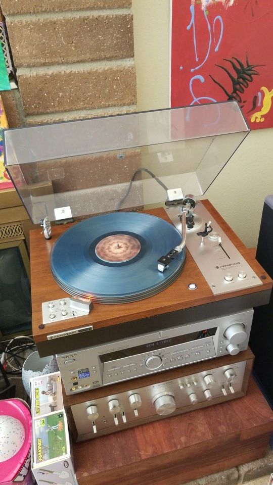 KENWOOD KD-5066 Fully Automatic Direct Drive Turntable, Shure M91ED, Xlent!