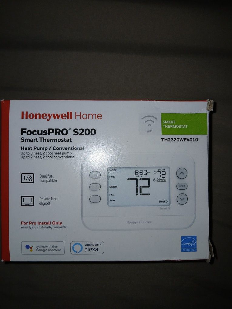Honeywell Smart Thermostat $60