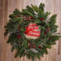 22in Real Wreaths For $22.