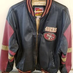 Vintage 49ers Leather Jacket