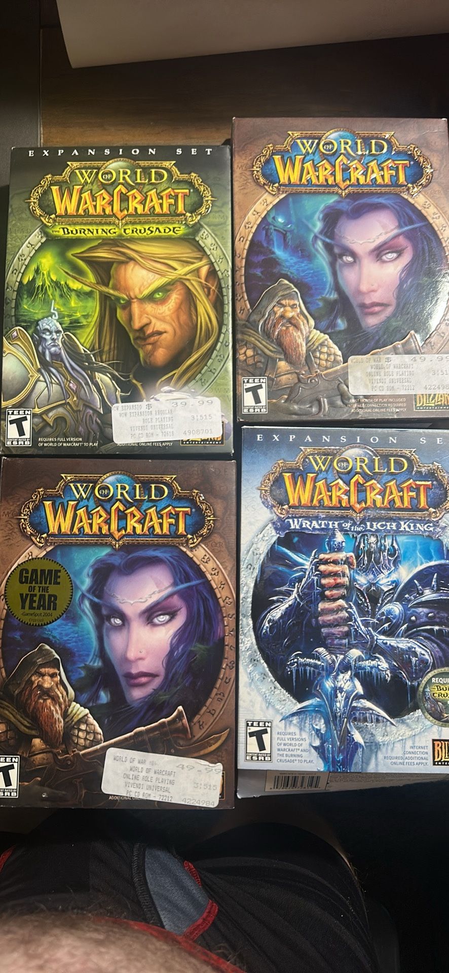 Vintage PC Warcraft Games