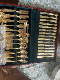 Gold Plated Flatware