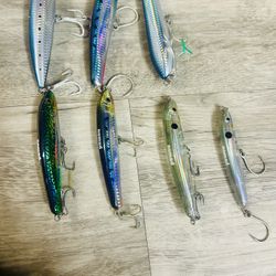 7 Fishing Lures ( Nomad, Zozuri, Orca) $120