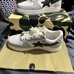 Bapesta Low M2 ”white Grey”