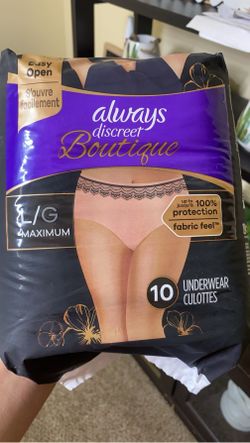 Always Discreet boutique Underwear