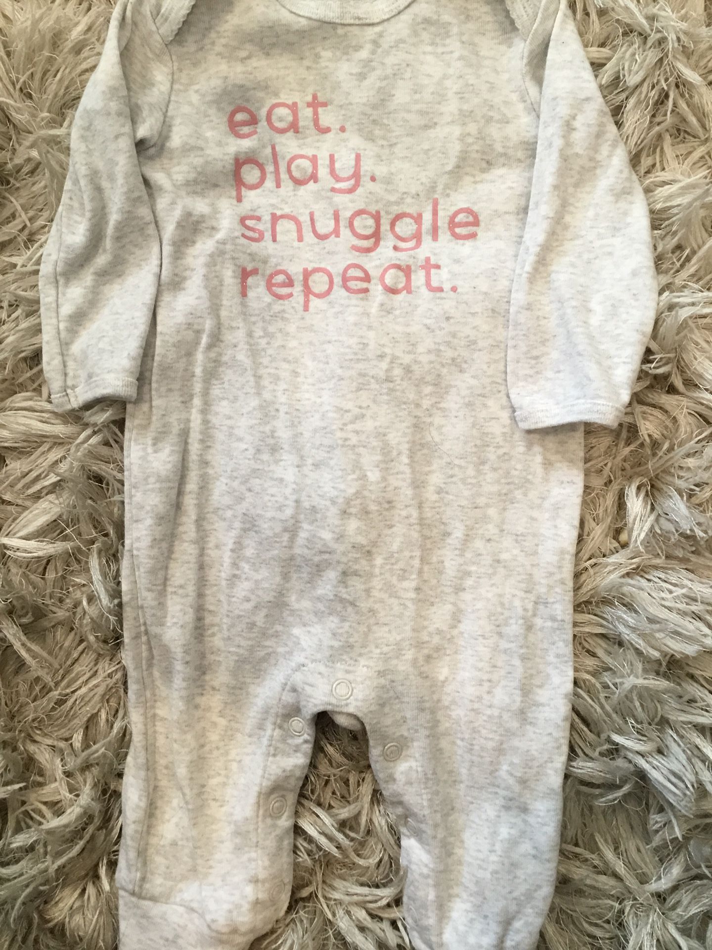 Carters Girl 6M Long Sleeve One Piece Romper