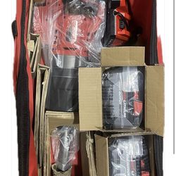 Milwaukee M18 FUEL 18V Lithium-Ion Brushless Cordless 1 in. Impact Wrench Extended Reach D-Handle Kit w/ 2x 12.0 Ah Batteries Charger & Bag (NO Box) $