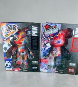 Supa Kuma Paw 9.5" World Cup Soccer Edition FLAIR or CLUTCH Bear Figure NEW