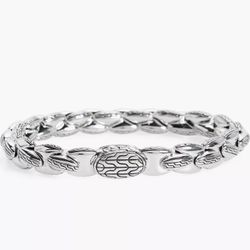 Brand NEW w Tags John Hardy Classic Chain 10mm Bracelet Silver .925 Size Large