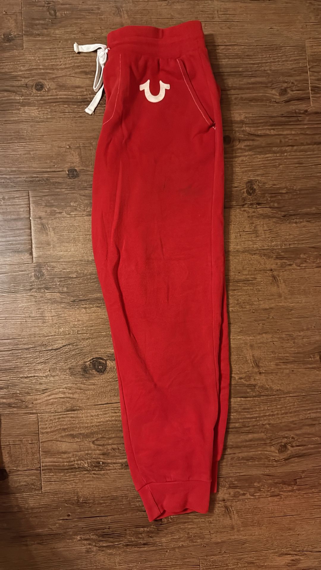 Red True Religion Joggers New