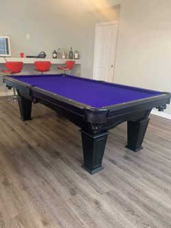 Solid Wood Pool Table