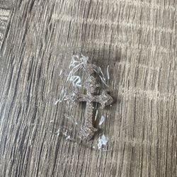 Moissanite Cross Chain