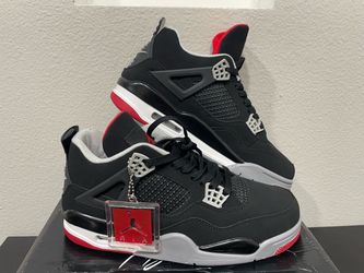 Nike Air Jordan 4 Retro Bred Reimagined B-Grade Mens Size 8.5