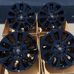20” Toyota Tundra Sequoia OEM Wheels Gloss Black