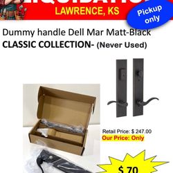 Dummy handle Dell Mar Matt Black