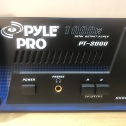 Pyle Pro Pt 2000 Stereo Power Amp 1000 Watt