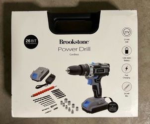 Brookstone Power Drill Set New in Box never used