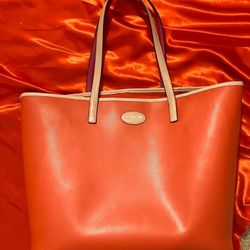 COACH NEW YORK METRO #C 1461-F31326 / ORANGE LEATHER 