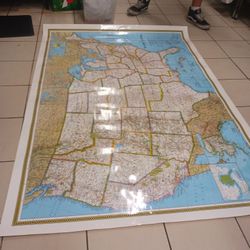 Mapa Grande 8×6 Pies