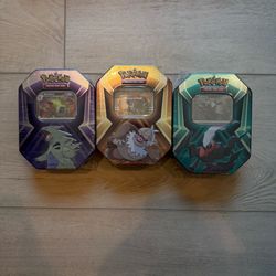 Destined rivals and one journey together booster pack Pokemon Triple Whammy Tins - Contains 2 Destined rivals packs and one journey together  pack