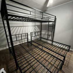 Triple Twin Bed Frame