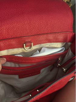 Leather backpack