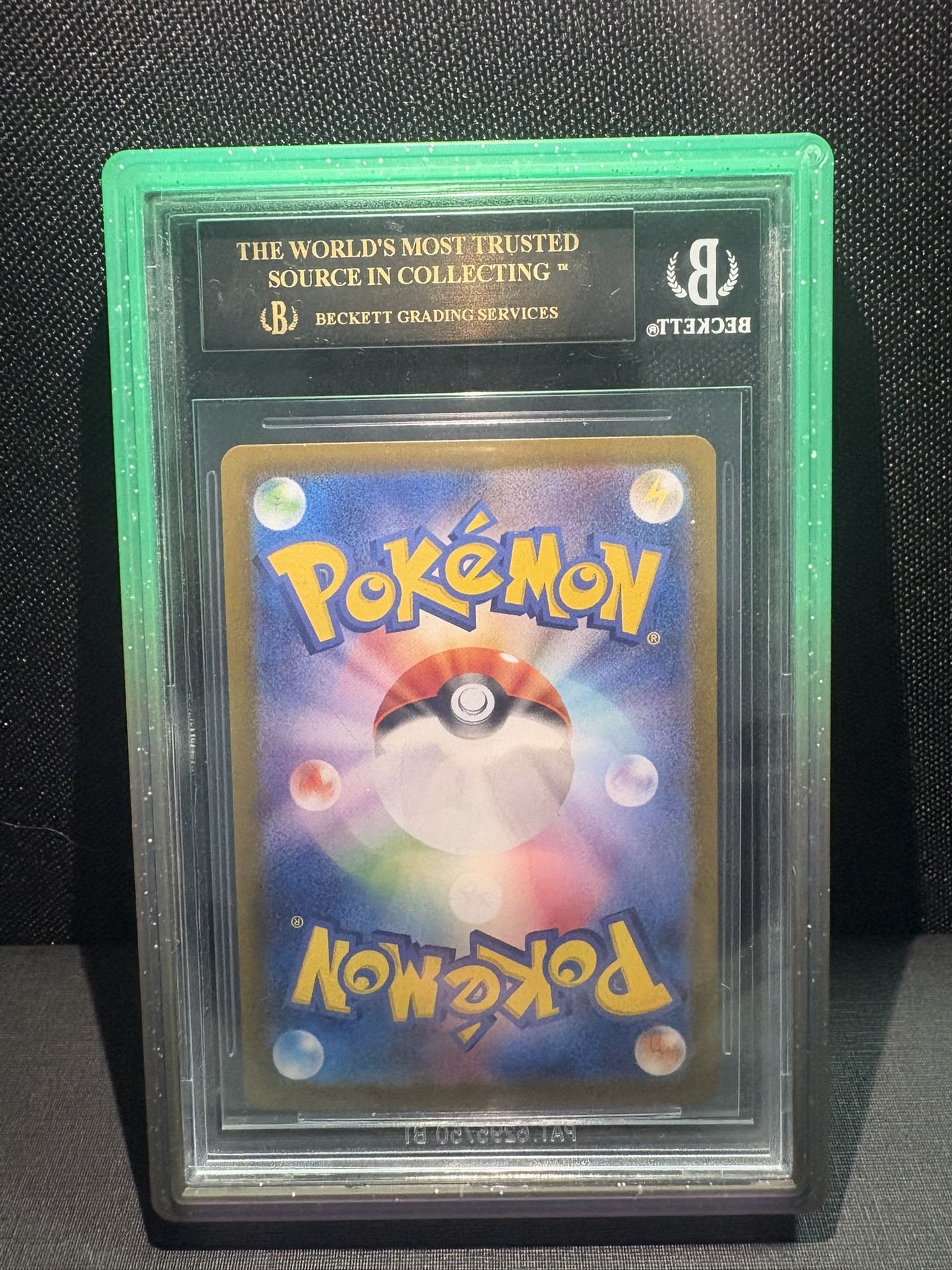 Pokemon Japanese Beckett Black Label (BGS) Leafeon EX SAR POP 10