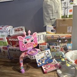 Baby items - Diapers - Toys - Essentials