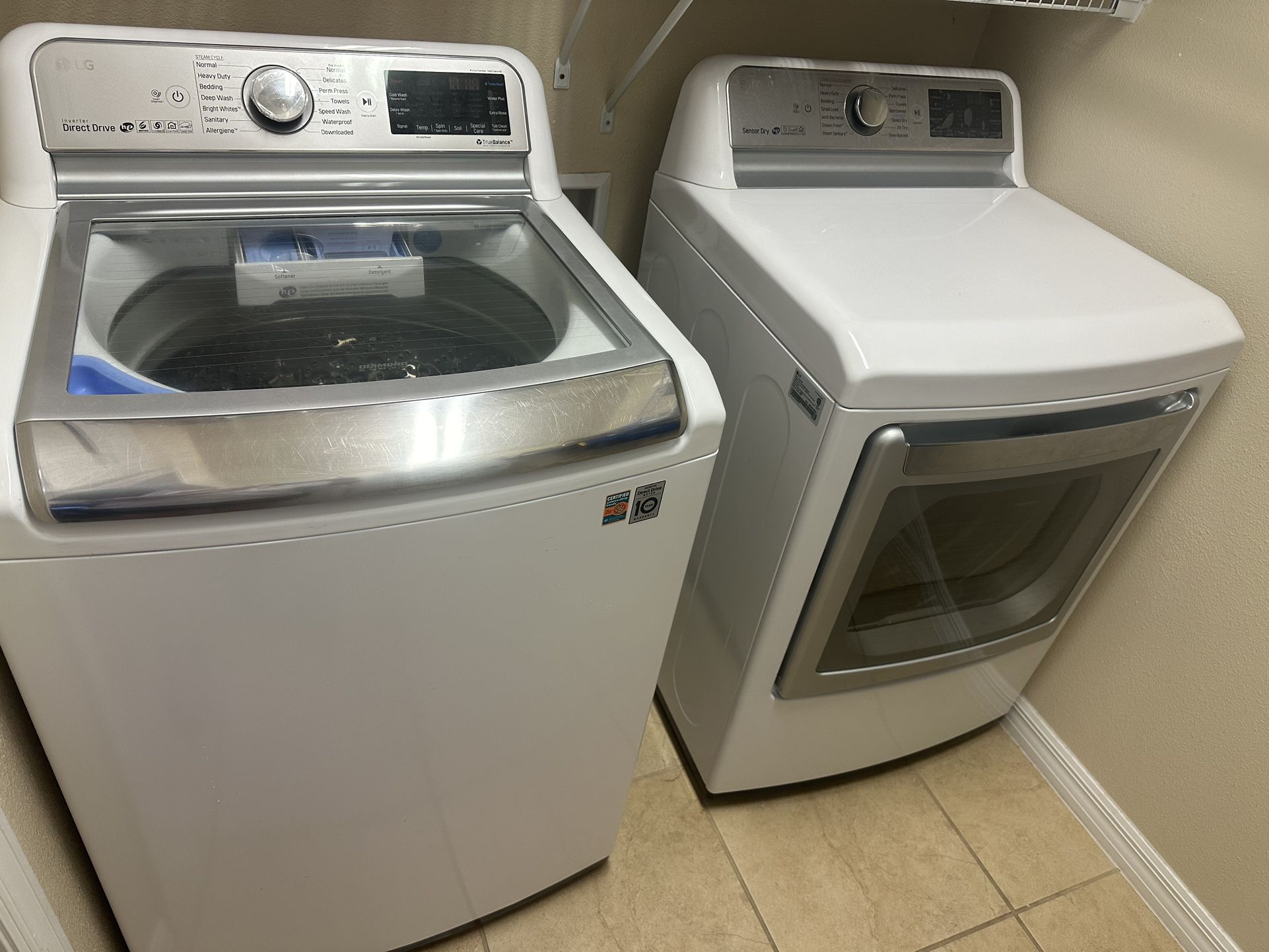 LG Washer And dryer Set 