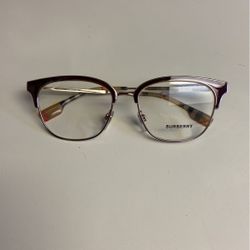 Burberry Gold/Red Eyeglass. 