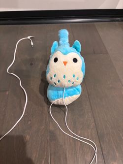 Squishmallows Winston Owl Plush Headphones