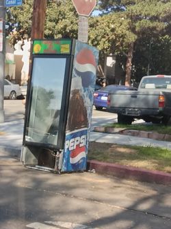Pepsi soda commercial refrigerator available requires minor repair