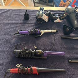 Curling Iron And Blow Dry 