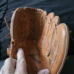 Greenville Braves/WYFF glove In Great Condition 