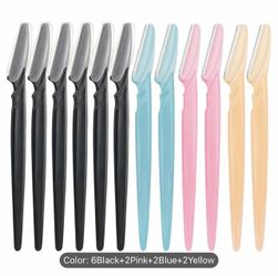 12PCS Eyebrow Razor And Face Razor For Women And Men, Eyebrow Hair Trimmer And Shaver With Protective Cover