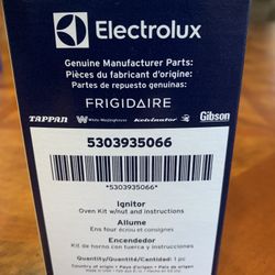 Frididaire Ignitor Replacement (contact info removed)