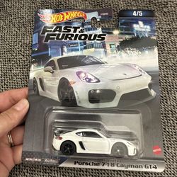 Hot Wheels Fast & Furious Porsche 718 Cayman GT4