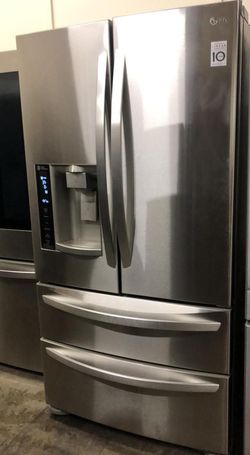 LG 4-Door Stainless Steel Fridge
