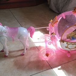 Carriage With Walking Horse 