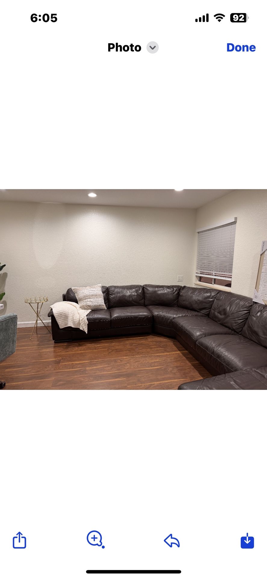 Sectional Couch Leather