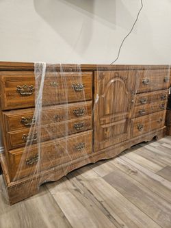 Bedroom Dresser with Mirror top