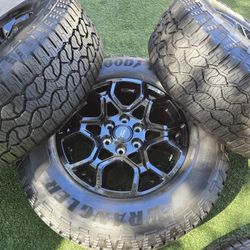 4 2026 FORD F150 LARIAT BLACK WHEELS&TIRES 275-65R18 