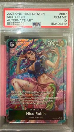 2025 one piece Nico Robin alternate art