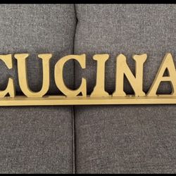 Italian kitchen Sign