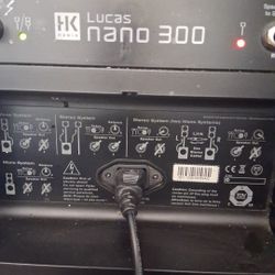 Speaker And Amplifier, HK LUCAS NANO 300