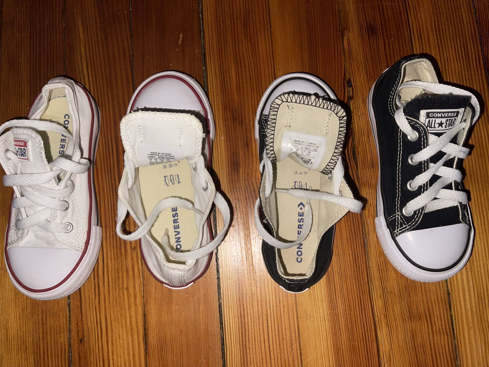 Toddler Converse Worn 2 Times 9c