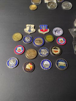 Huge US Air Force & CA Air National Guard Challenge Coin Collection (40+ Coins)