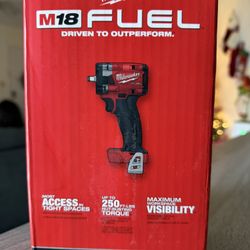 M18 FUEL GEN-3 18V Brushless Cordless 3/8 in Compact Impact Wrench with Friction Ring